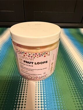 Aminnah Fruit Loops Sugar Scrub - Pink/Gold